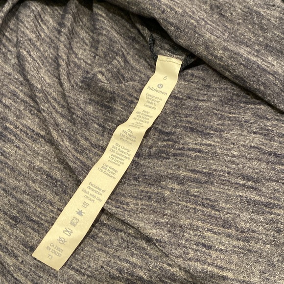Lululemon workout top w/ bra - Picture 2 of 3